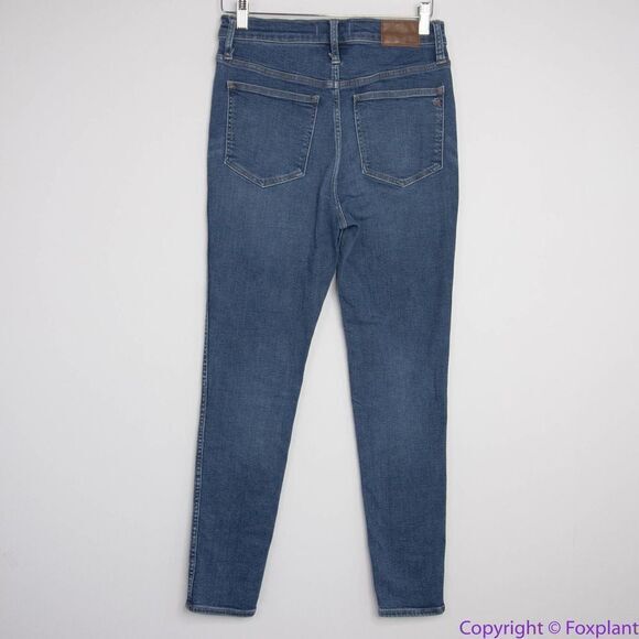 NEW Madewell 10" High-Rise Skinny Jeans in Wendover Wash: TENCEL™, 28 - Picture 6 of 16